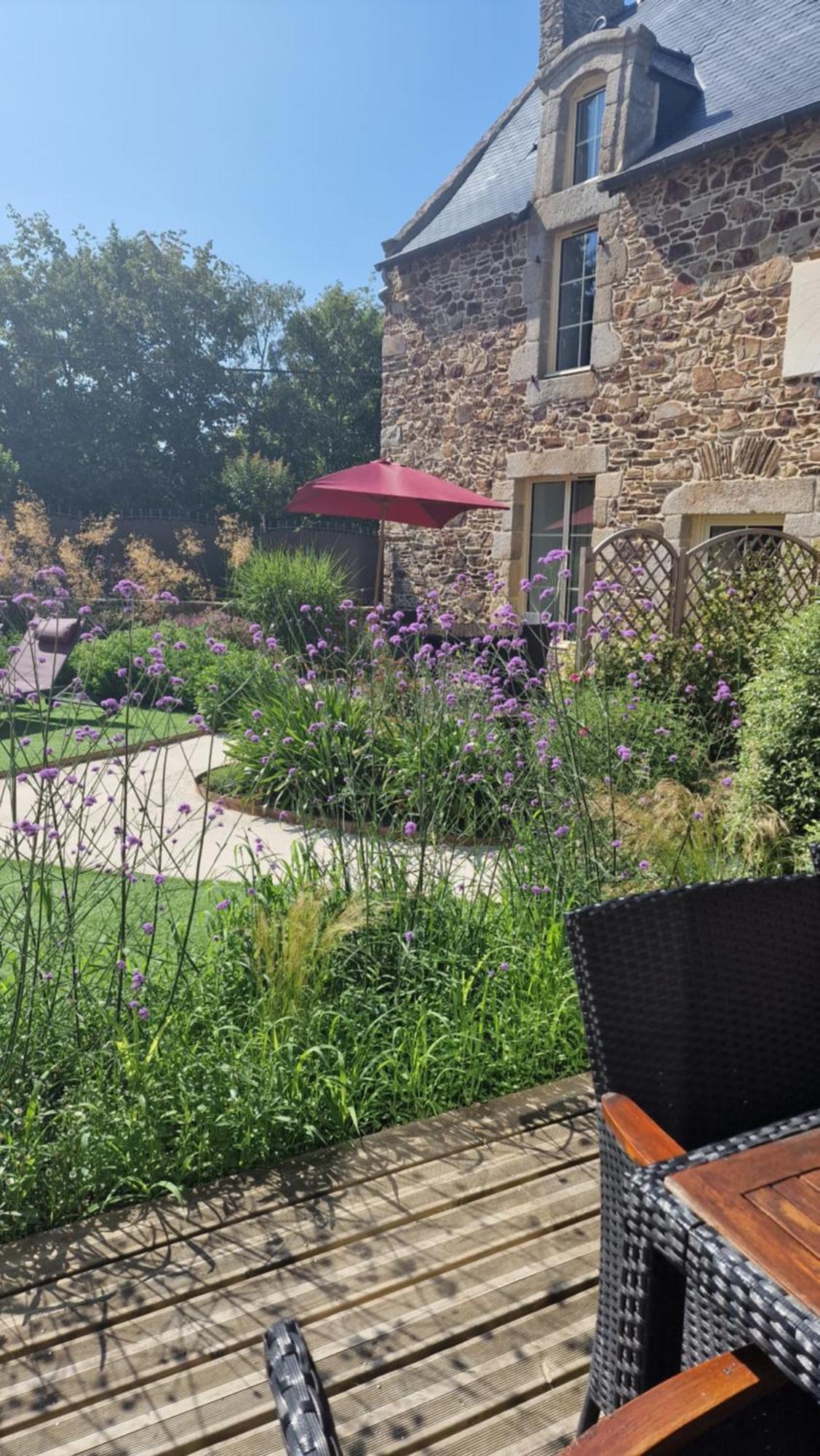 Les Gites Du Haut Pin Calorguen Esterno foto